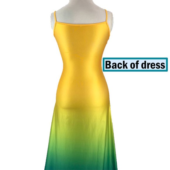 Ombre maxi dress - stretchy, cool, and fun! - Picture 4 of 6